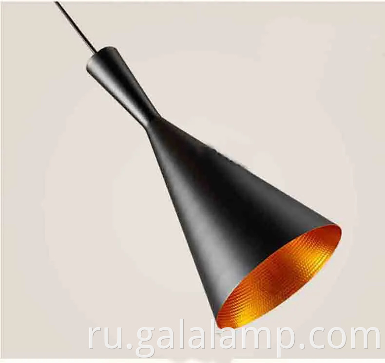 Черная подвесная люстра промышленного стиля для столовых